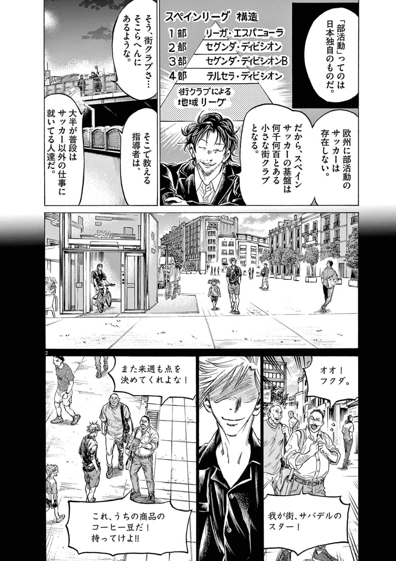 スペインリーグは7部まである